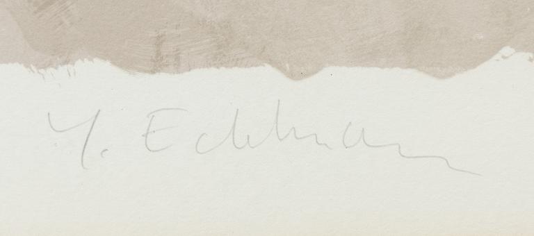Yrjö Edelmann, Kompoisition med papper.