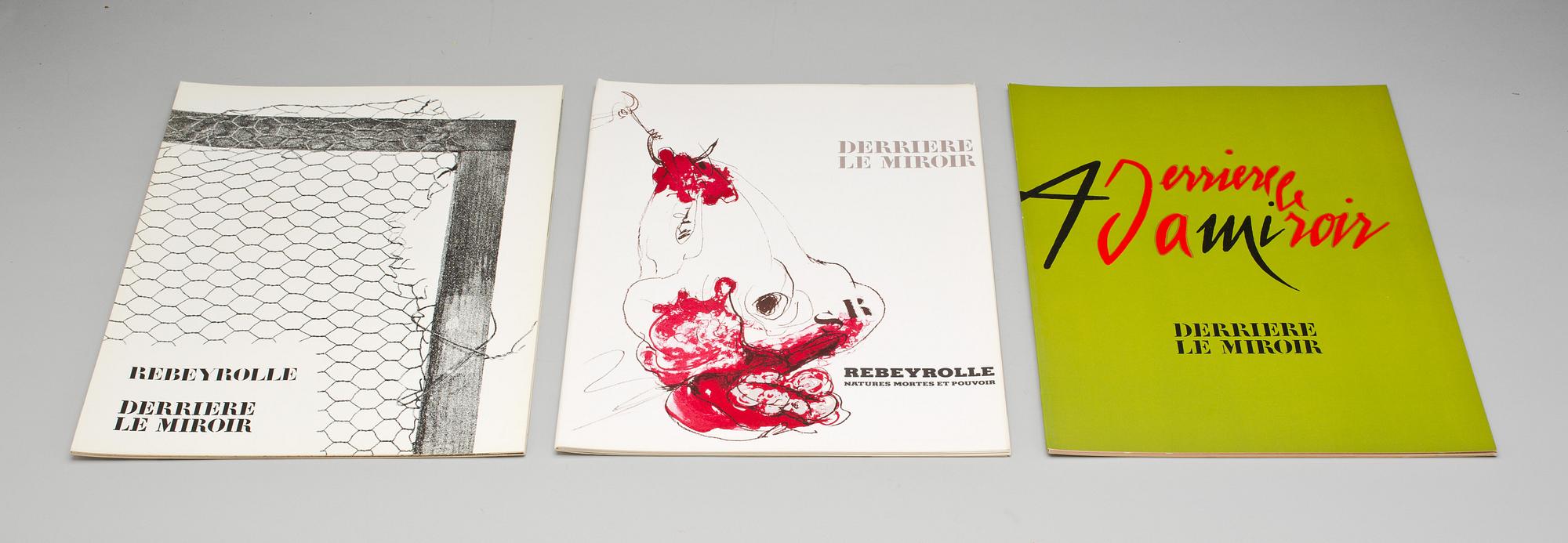 TIDSKRIFTER, 15 st, "Derriere le Miroir". Innehållande litografier.