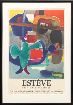 Maurice Estève, "Estève recent paintings..." 1961.