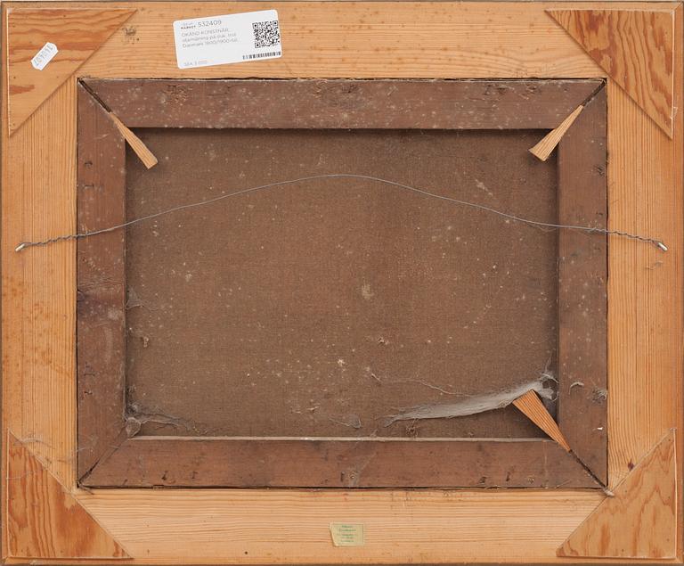 OKÄND KONSTNÄR, oljemålning på duk, trol Danmark 1800-tal.