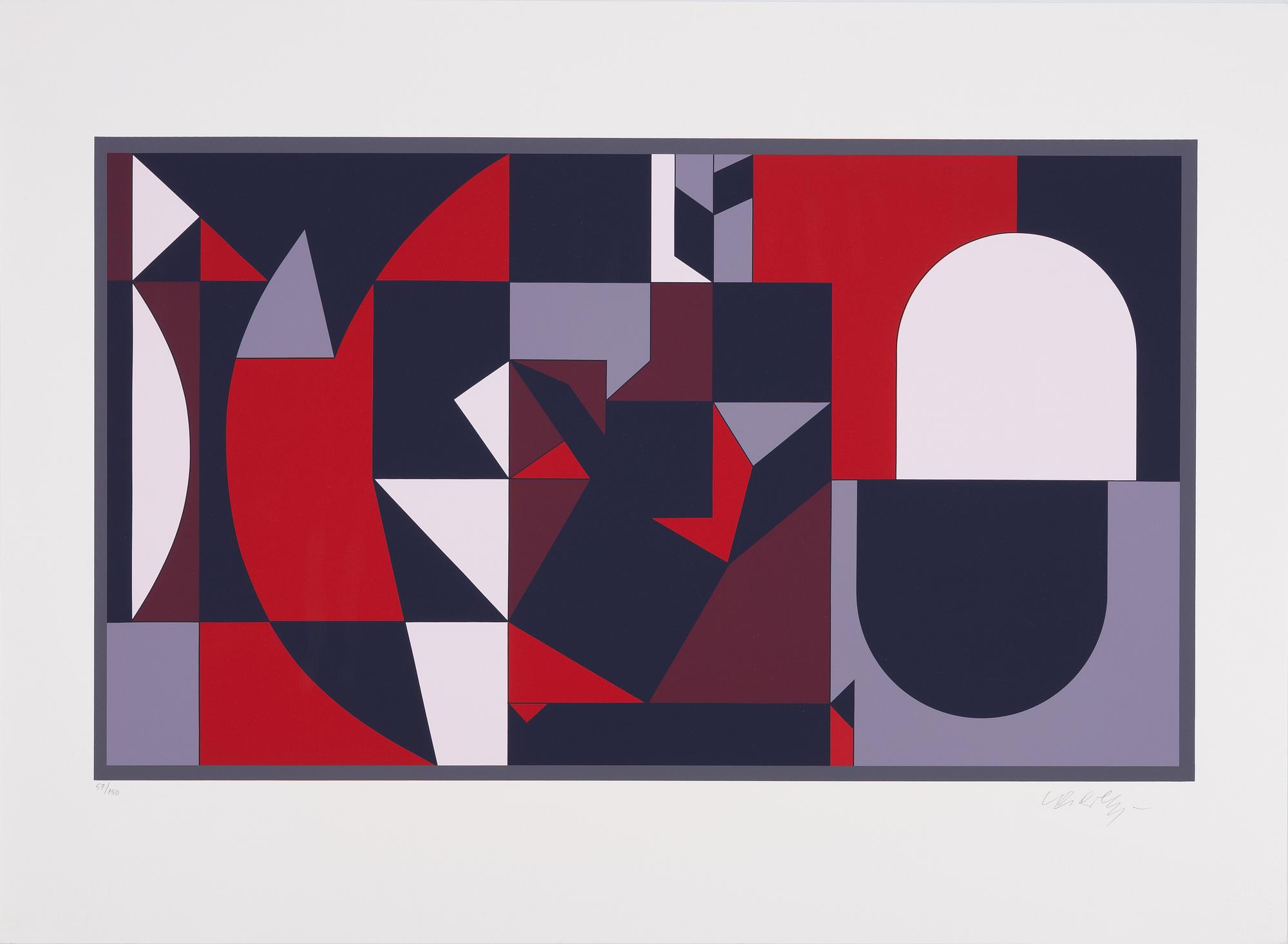 Victor Vasarely, "Fresko 2".