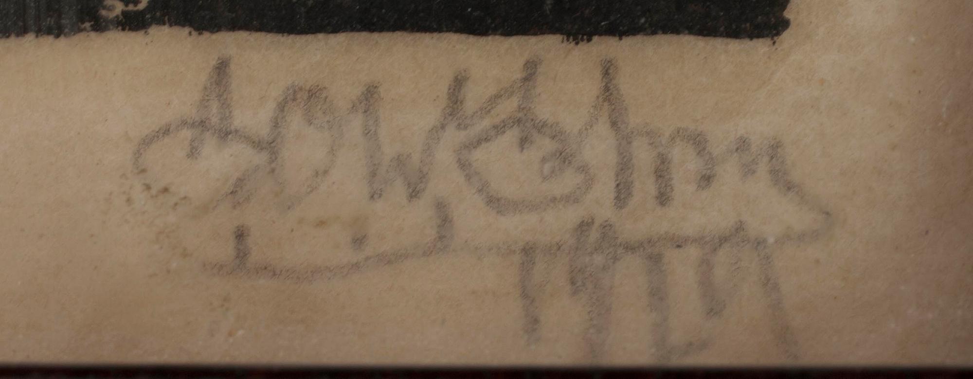 ERIC O. W. EHRSTRÖM (FINLAND), träsnitt, 25/27, sign. och dat. 1929.