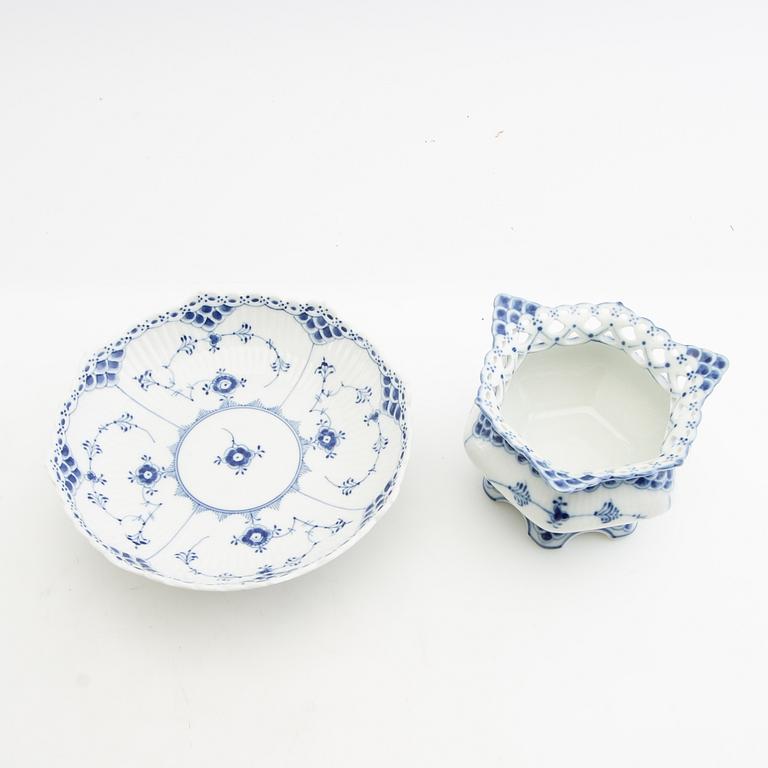 Service, approx. 29 pcs "Blue Fluted" Royal Copenhagen Denmark porcelain.