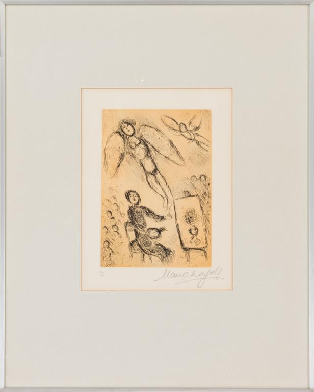 MARC CHAGALL, PLATE 11 FROM "PSAUMES DE DAVID".