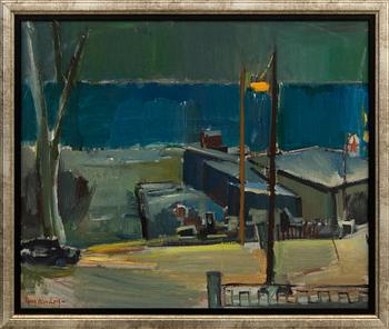 Gerhard Wihlborg, "Vinternatt Ystad".