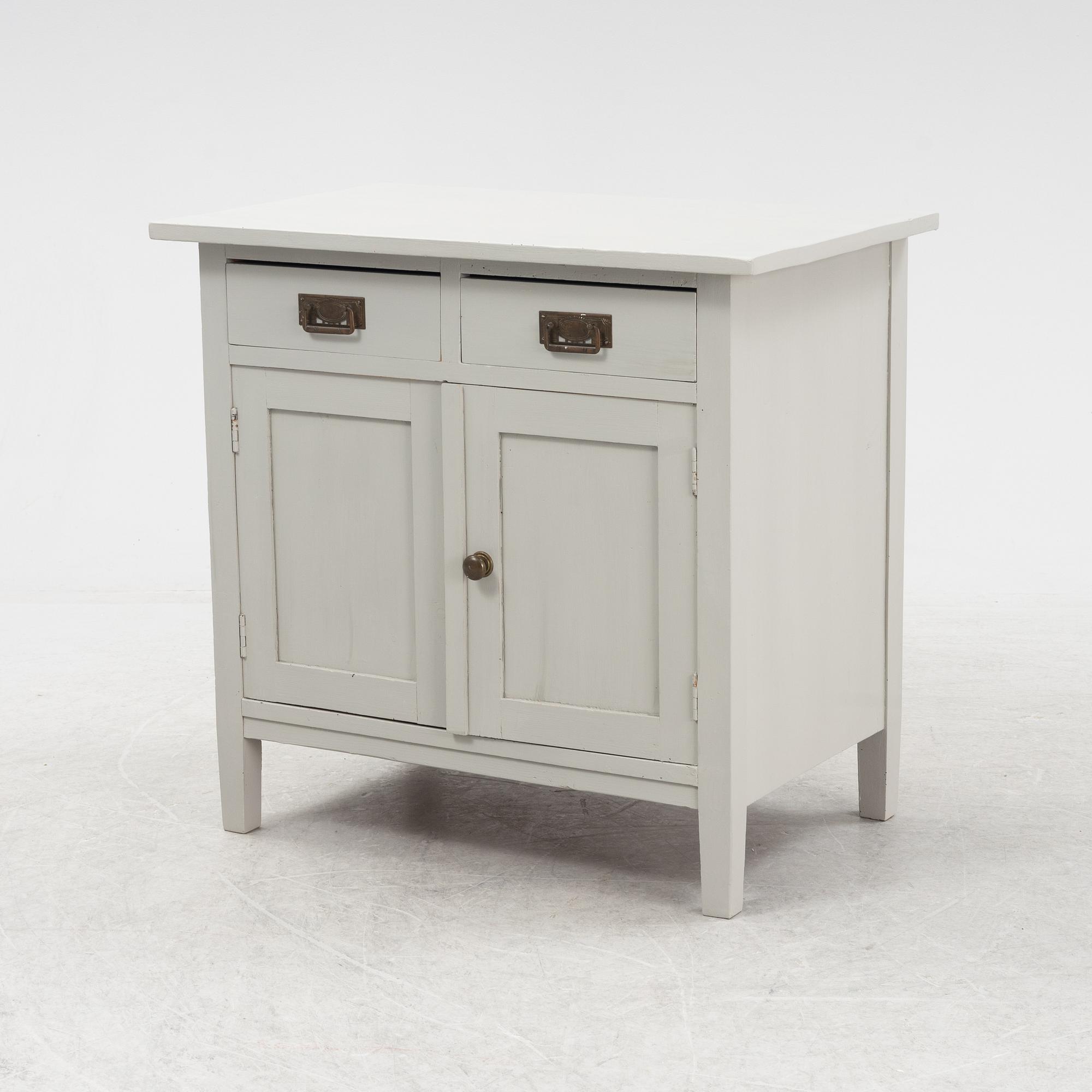 A painted sideboard, circa 1900.