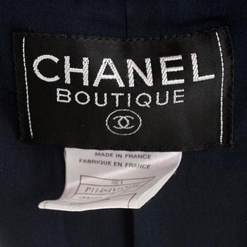 CHANEL, kavaj samt byxa.