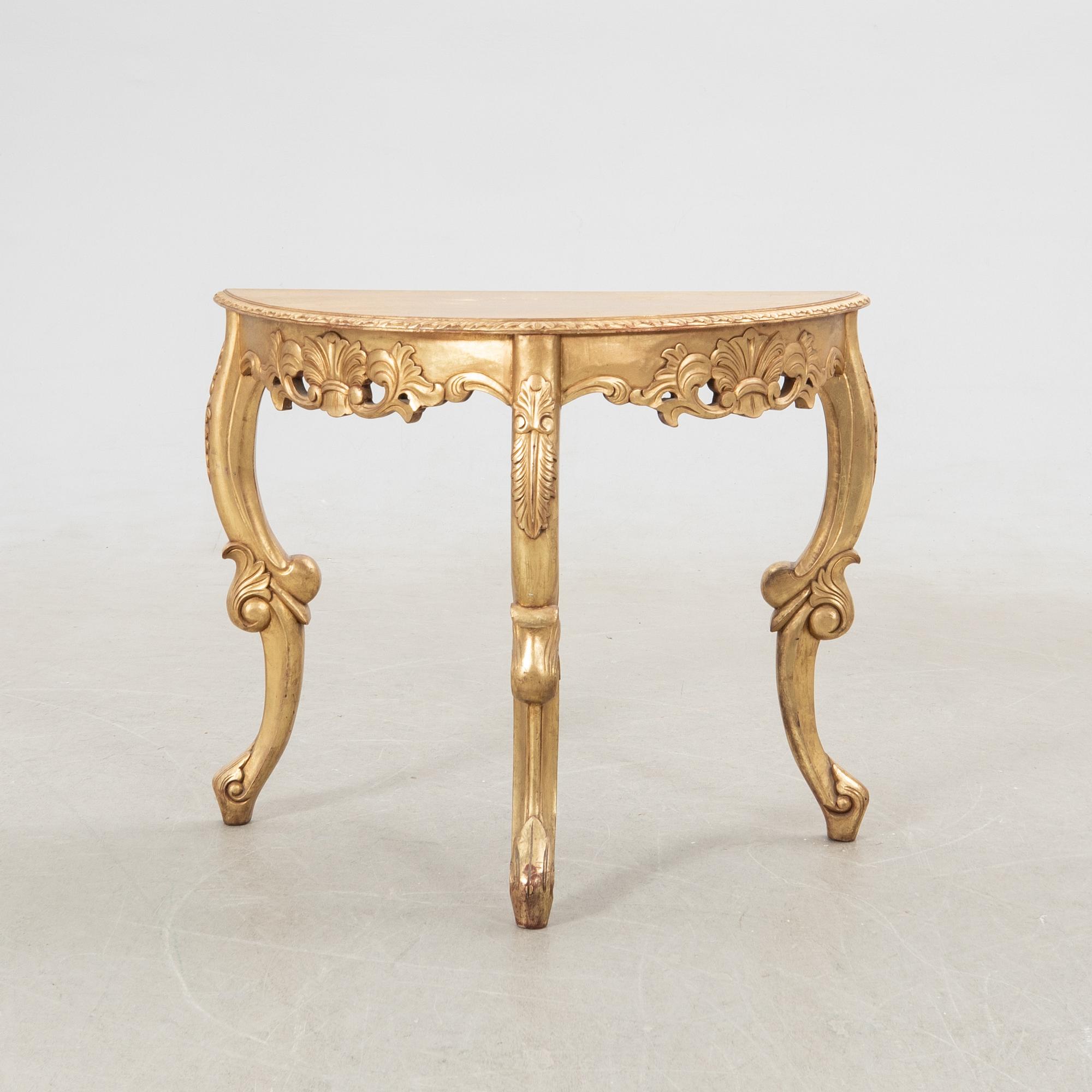 Console table Rococo style mid-20th century.