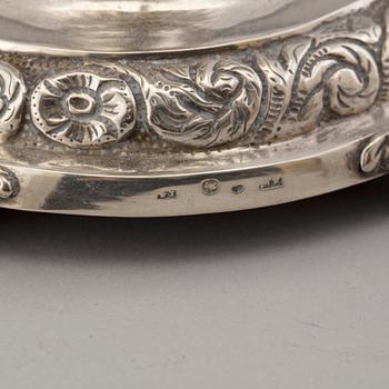 MAGNUS FRYBERG, a silver sugar bowl from Jönköping, 1839.