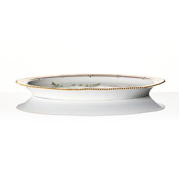 A Royal Copenhagen 'Flora Danica' serving dish, Denmark, 20th century.