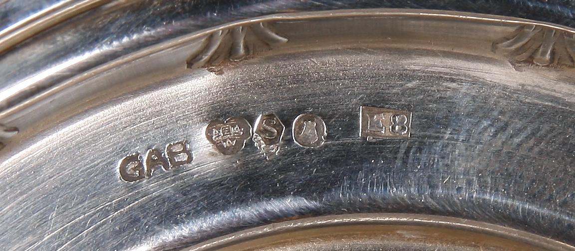 PARTI SILVER, 5 delar. 1900-tal.