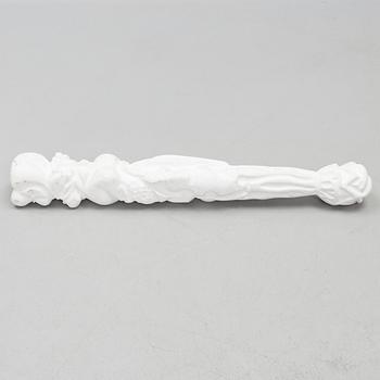 Stefano Beccari, sculpture. Unsigned. Marble, height 105 cm.
