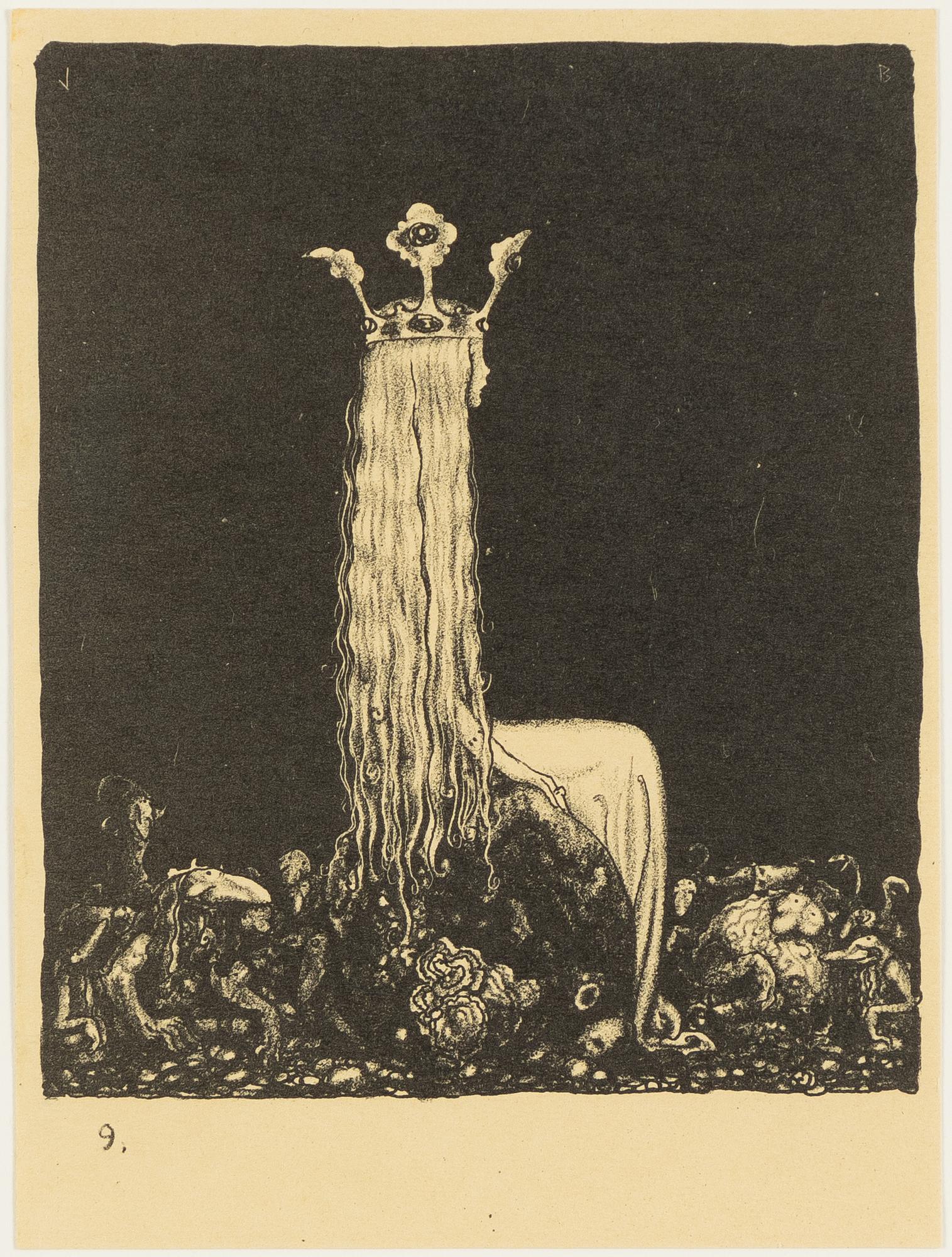 John Bauer, "Prinsessan och småtrollen".