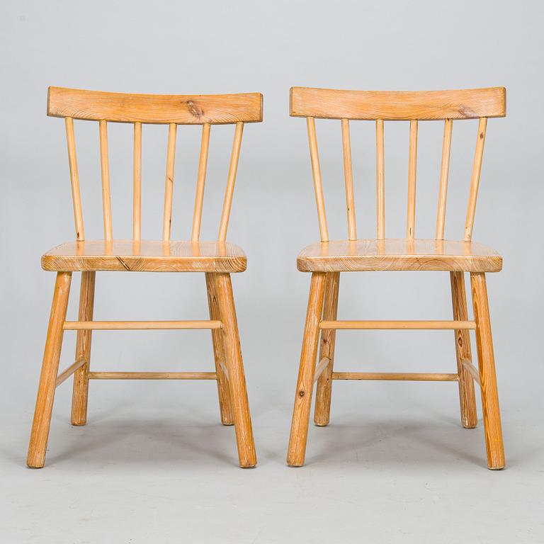 Aino Aalto, stolar, 4 st, modell 641, för Tornator Oy 1940-tal.