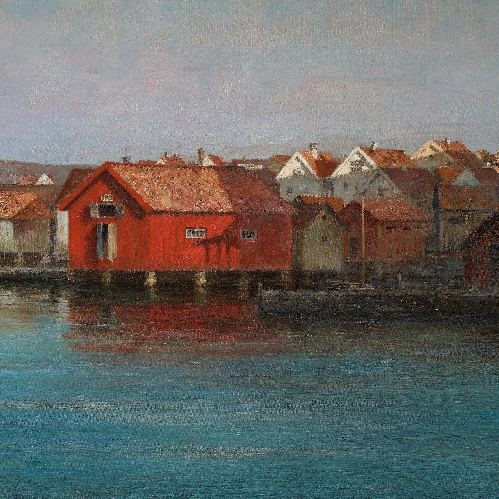 August Hagborg, Motiv från Härön, Bohuslän.