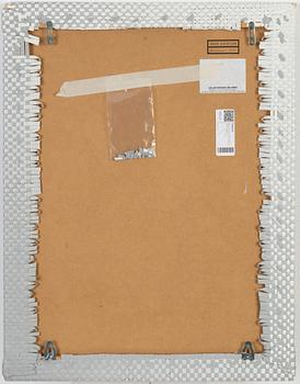 David Svensson, twined acrylic laid on board, signed and dated 2002 verso.