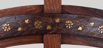 SKEPPSRATT, teak, orientalisk, 1900-talets slut.