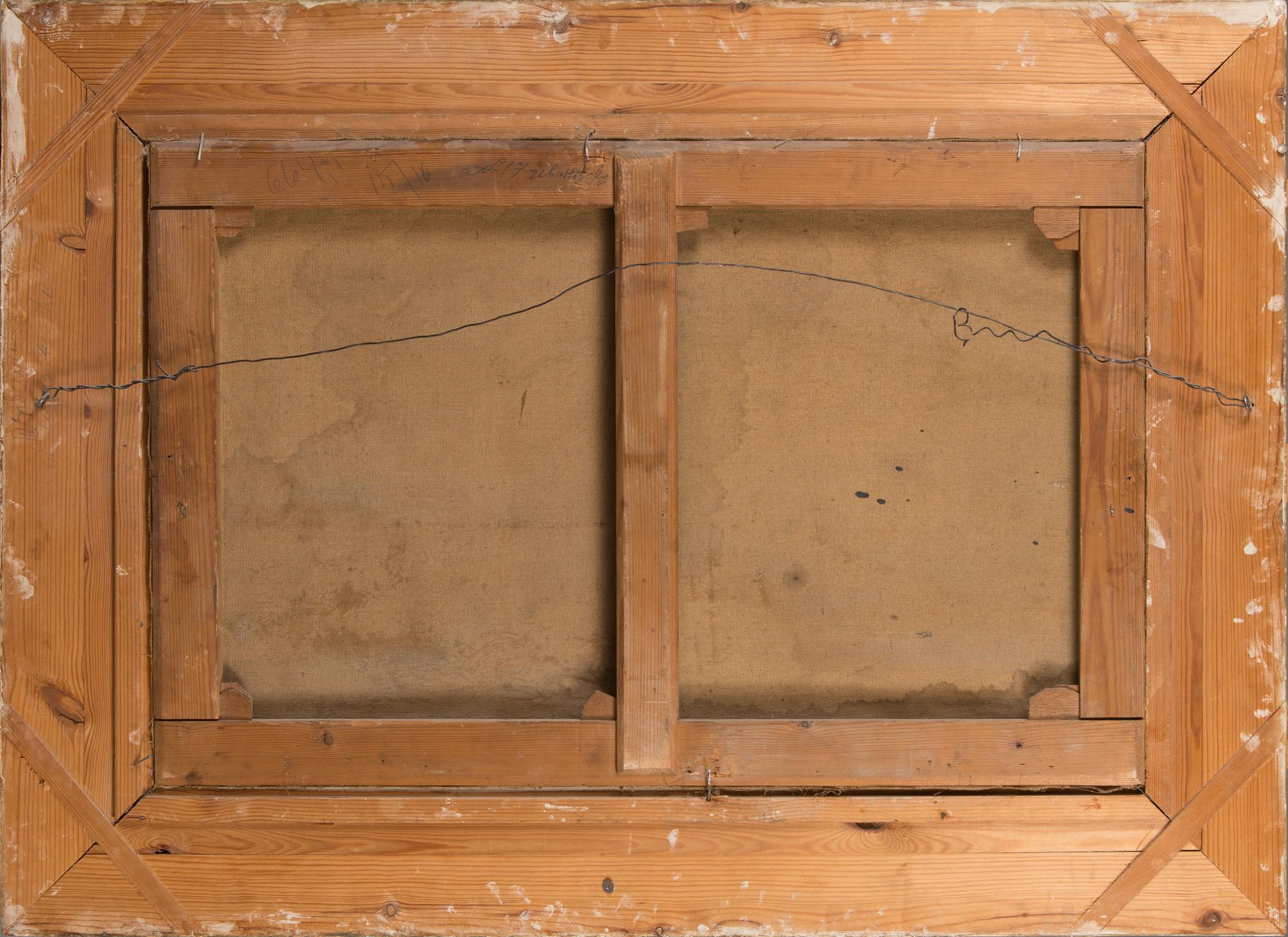 Julius von Klever, oil on canvas, signed.