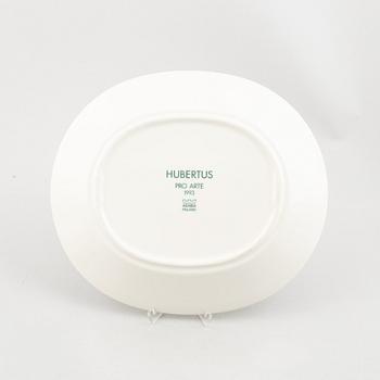 Dorrit von Fieandt, a 'Hubertus' plate, Pro Arte, Arabia, Finland, 1993.