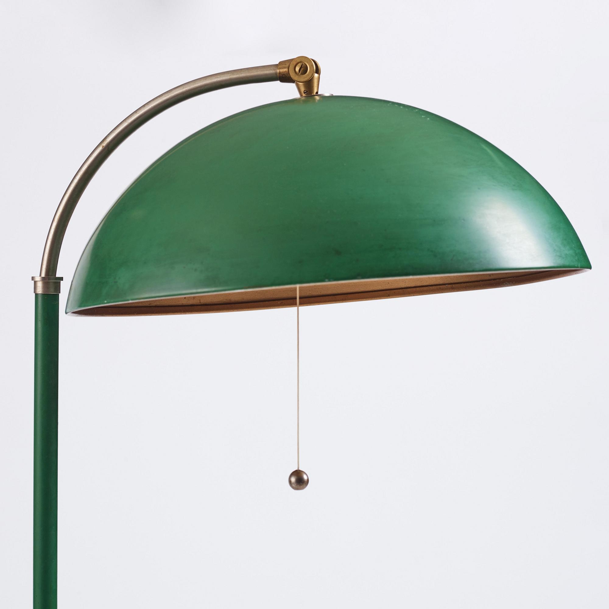 Harald Notini, golvlampa, modell "15084", Böhlmarks lampvarufabrik, Stockholm, 1930-tal.