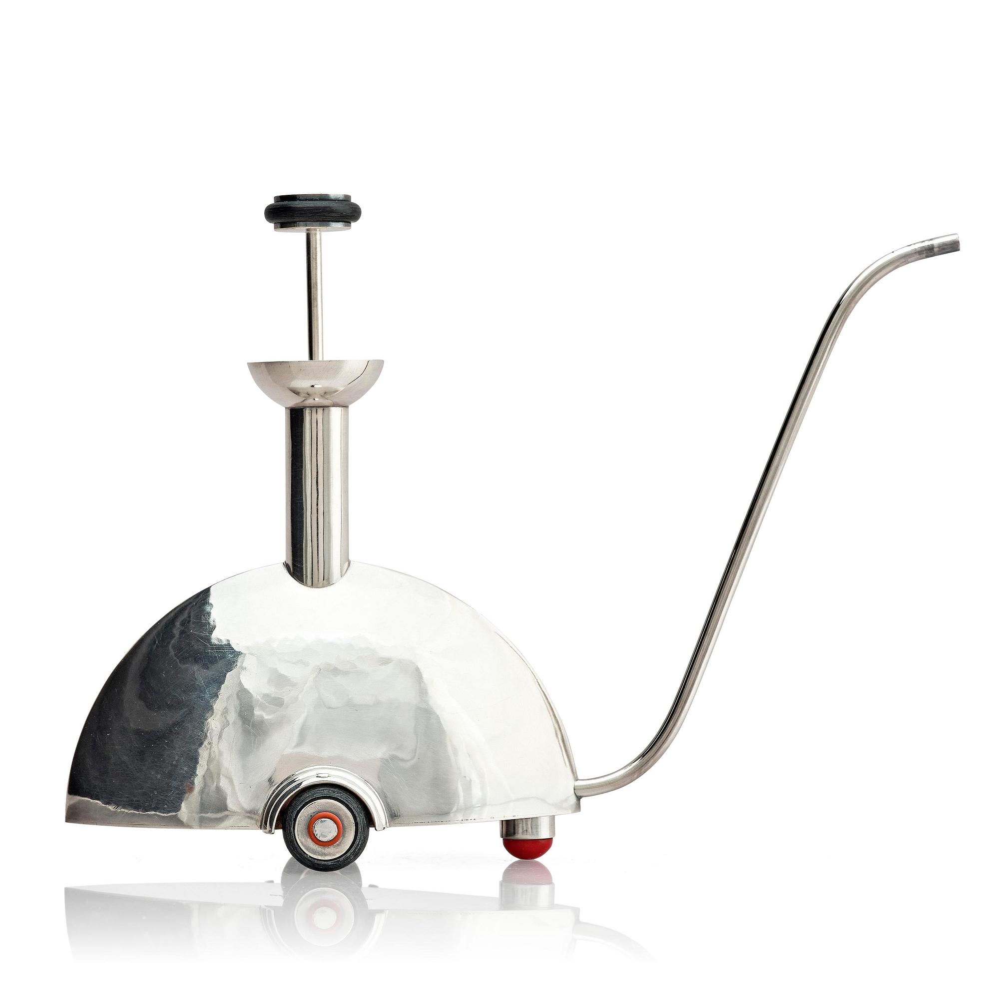 Mats Eskils, kanna "DropStop", sterlingsilver, Stockholm, 1999.