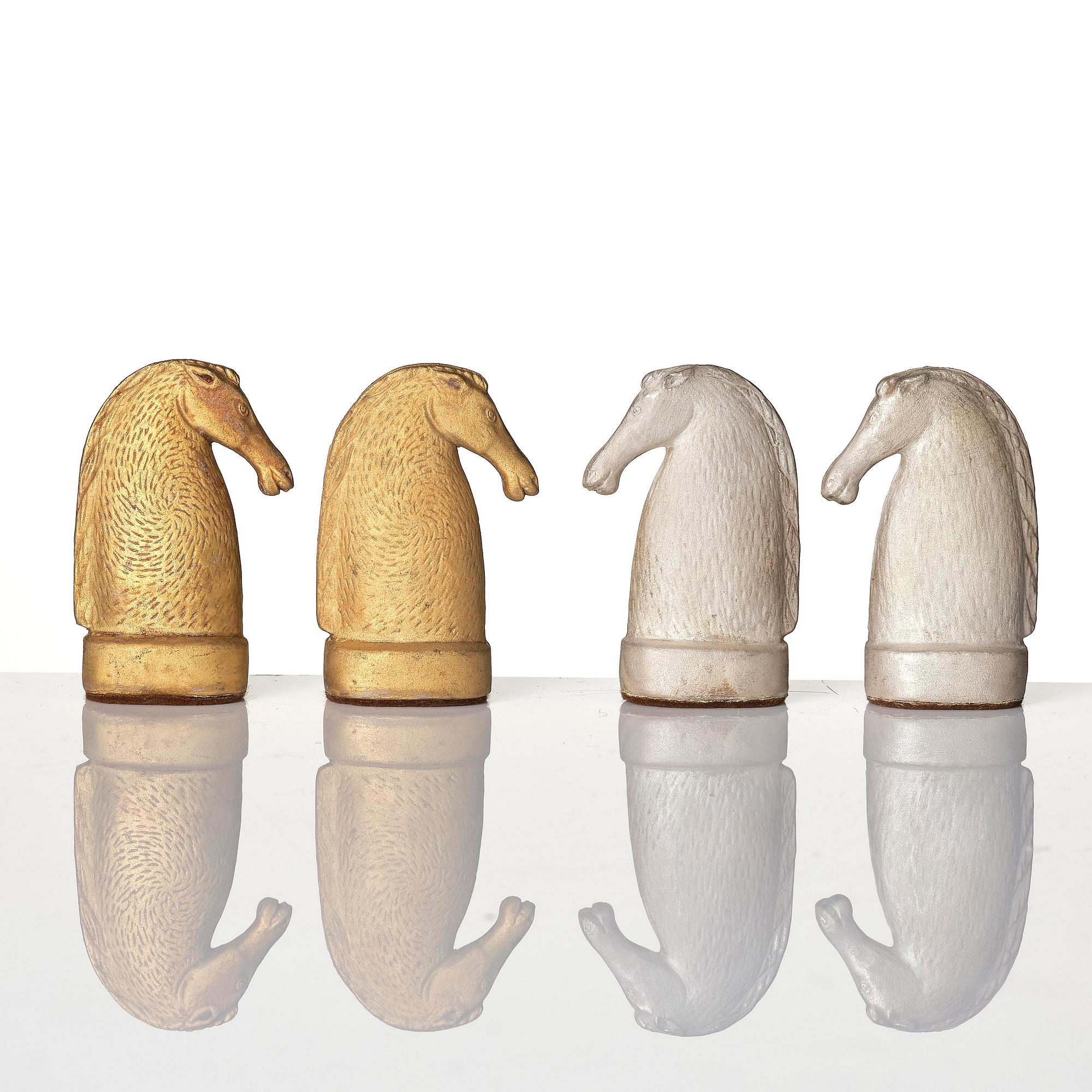 Stig Lindberg, a rare 32-piece stoneware chess set, Gustavsberg Studio 1970s.