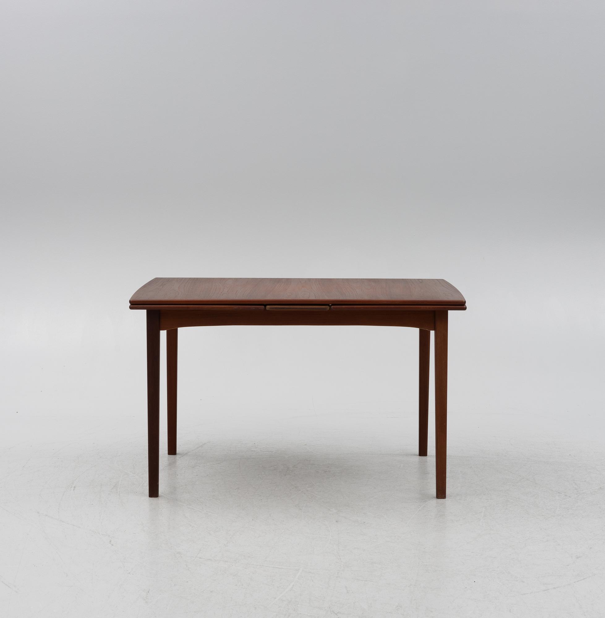 Dining table, teak, 1960s.