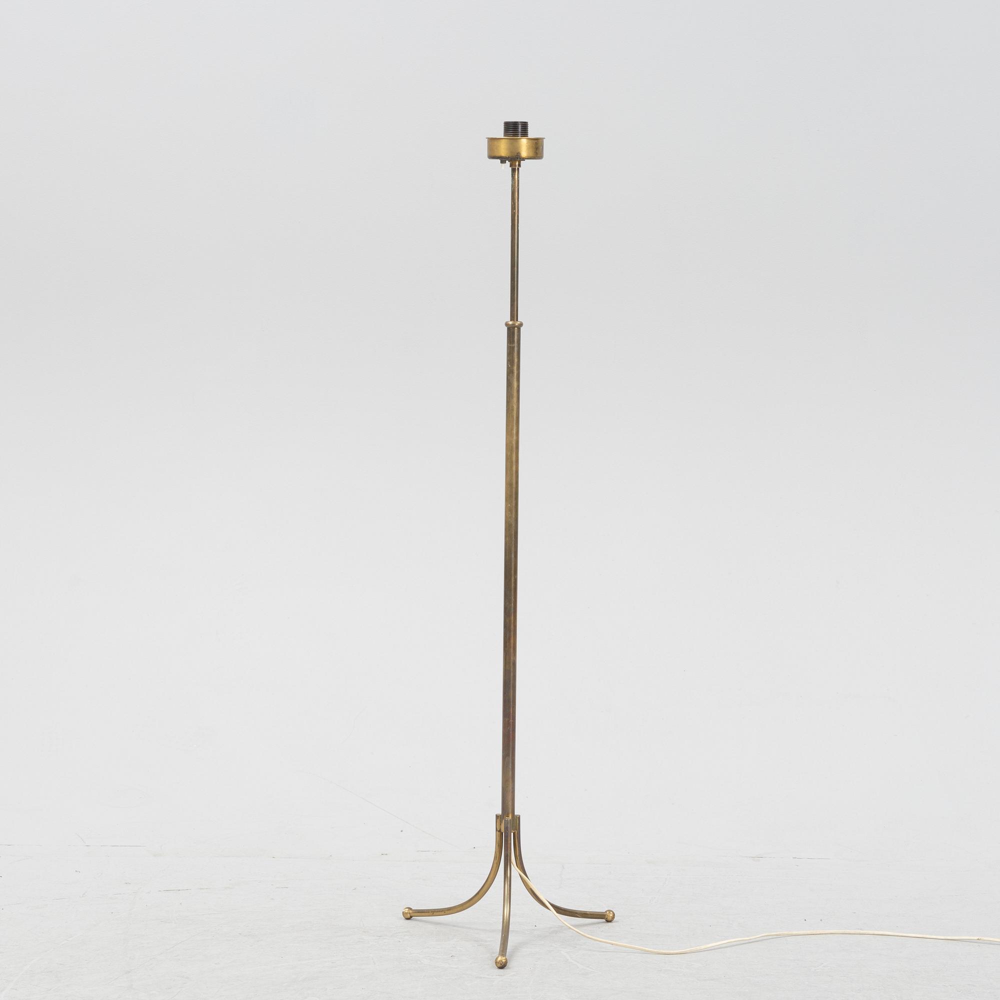 A model 2326 brass floor lamp by Josef Frank for Firma Svenskt Tenn.