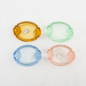 Drinking and smoking accessories, first half of the 20th century.