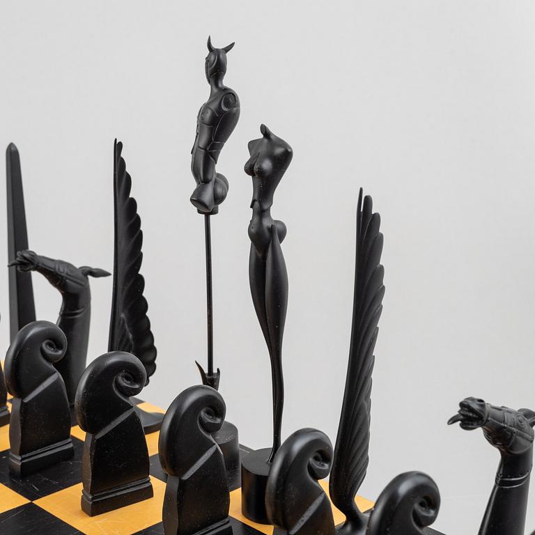 Paul Wunderlich, Chess game "Minotaurs".