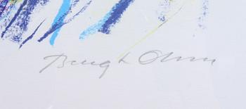 BENGT OLSSON, färglitografi, sign.
