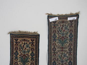 MATTOR, ett par, orientaliska. 168 x 38.