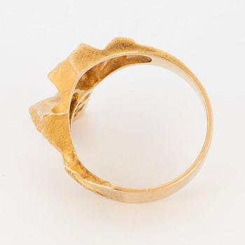 RING, med diamanter, Lapponia 1974.