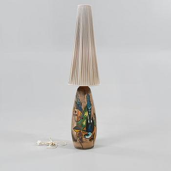 GOLVLAMPA, lergods, Marian Zawadsky, Tilgmans Keramik, 1967.