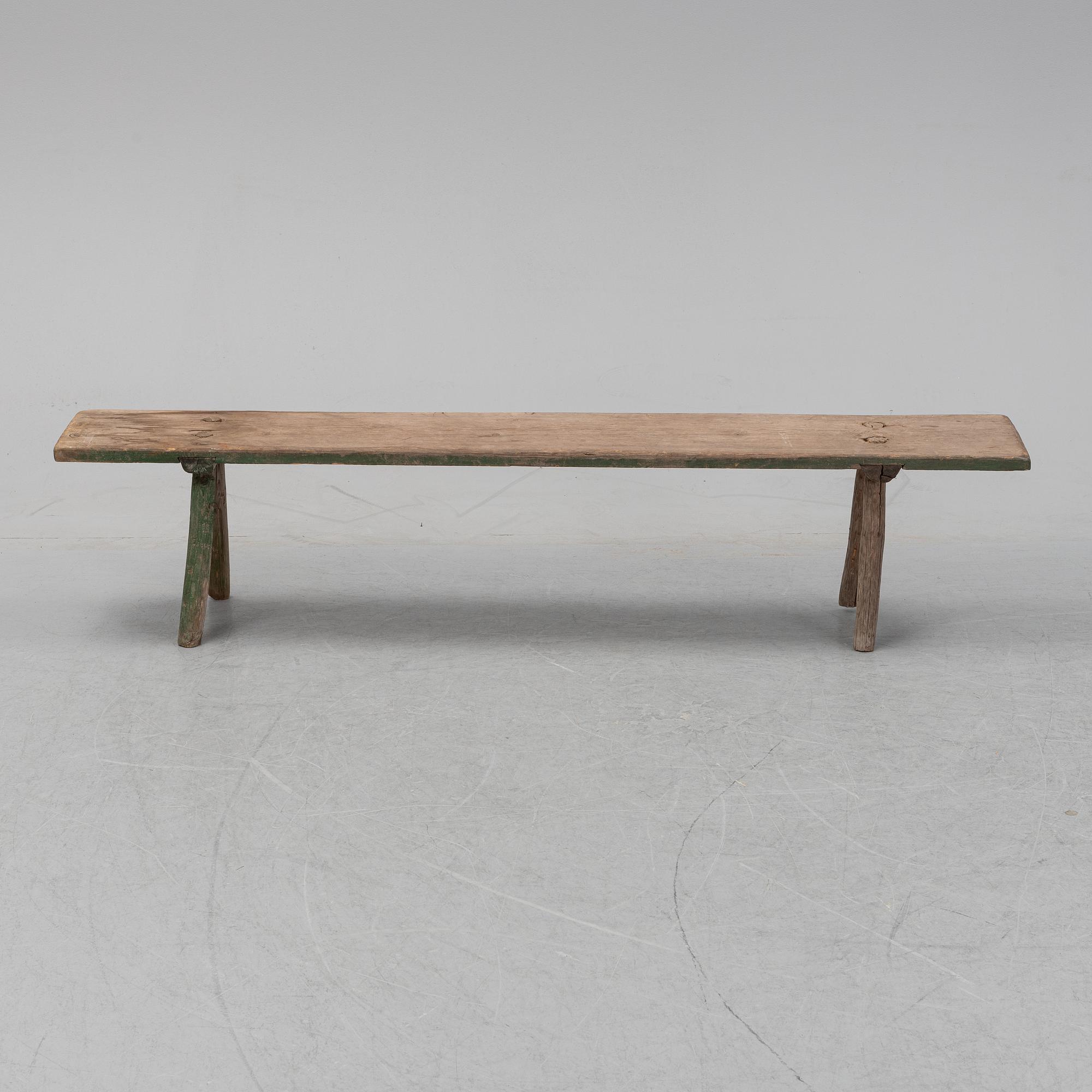 A 19th century bench.