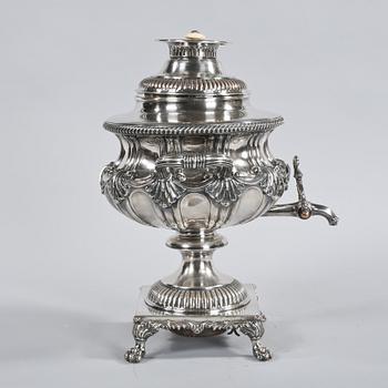 SAMOVAR, pläter, nyrokoko, sent 1800-tal.