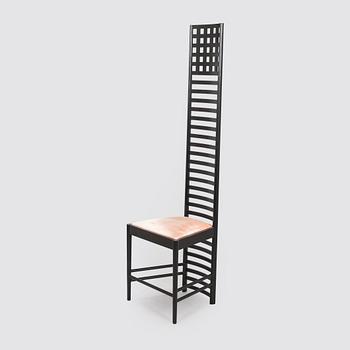 Charles Rennie Mackintosh, a 'Hill house 1' chair for Cassina, designed in 1902.