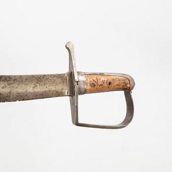 A Swedish sabre, 1807 pattern, with scabbard.