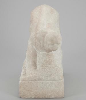 OKÄND KONSTNÄR, skulptur, marmor, signerad Turunen, daterad 1916.