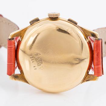 Portex, wristwatch, 18K gold, chronograph, 38 mm.