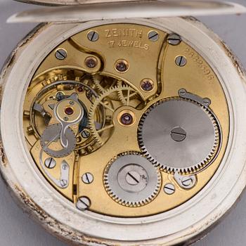 ZENITH, taskukello, 24H näyttö, halkaisija 52 mm.