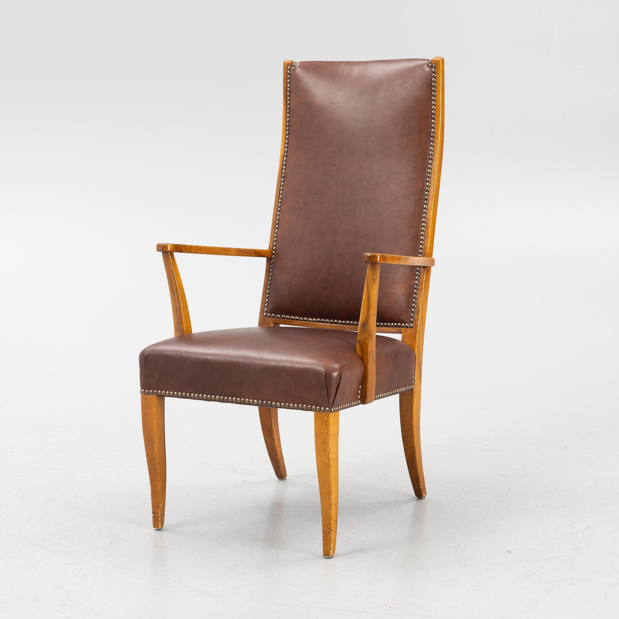 Josef Frank, stol, modell 637, Firma Svenskt Tenn.