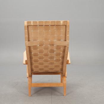 FÅTÖLJ, "Pernilla 2", design Bruno Mathsson, made in Sweden.