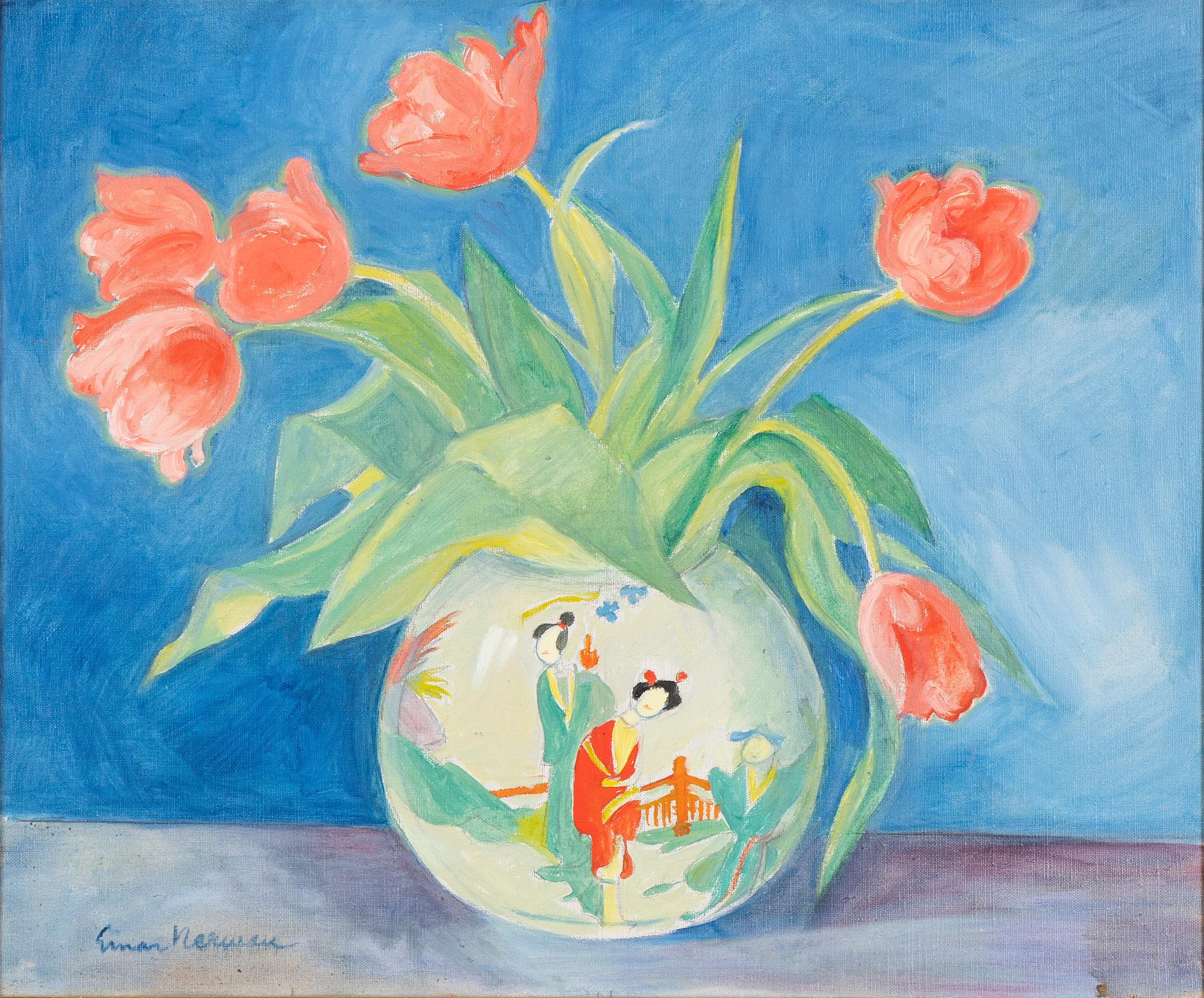 Einar Nerman, Tulpaner i vas.