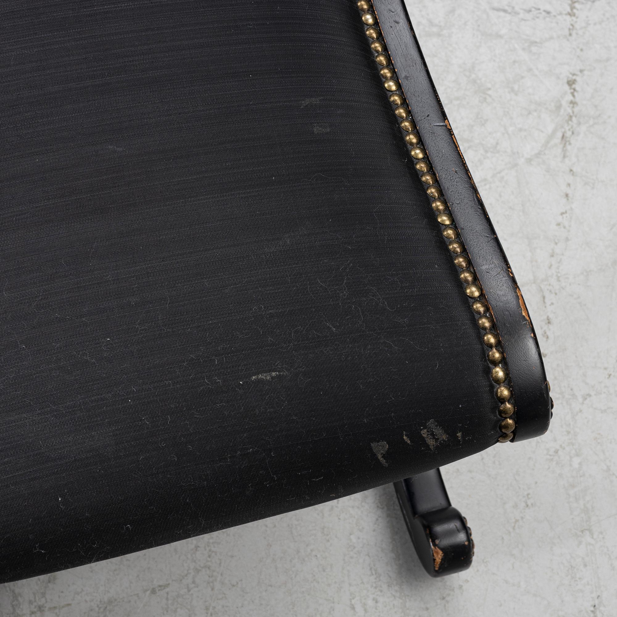 Stools, a pair, Empire style, second half of the 20th century.