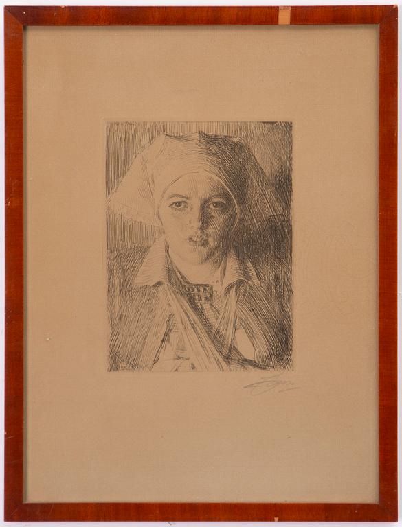 Anders Zorn, "Gulli II".
