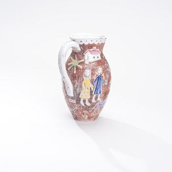 RUT BRYK, kanna, keramik, signerad, Arabia 1900-talets mitt.