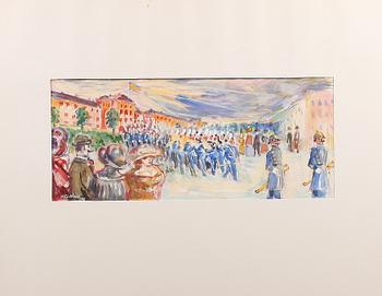 MAPP med 11 st konstverk, bl.a Roland Svensson, Bo Beskow mfl.