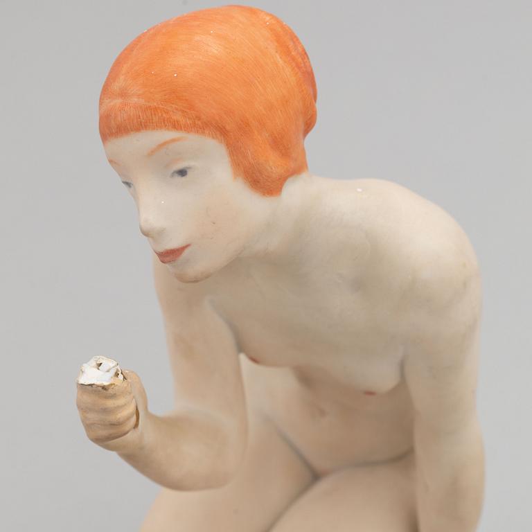 Gerhard Henning, a porcelain figurine, Royal Copenhagen, Denmark, first half of the 20th century.
