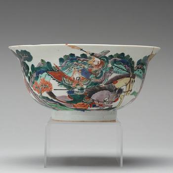 SKÅL, porslin. Qingdynastin, Kangxi (1662-1722).